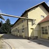 zgradba Skladišča z južne strani. Sedaj so v njej prostori Železniškega muzeja.